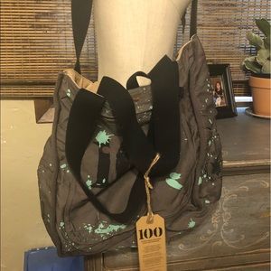 FEED 100 burlap bag. Reversible. NWT